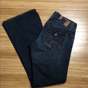 LUCKY 🍀 Jeans Size 28 Size 6 button fly Boot Cut